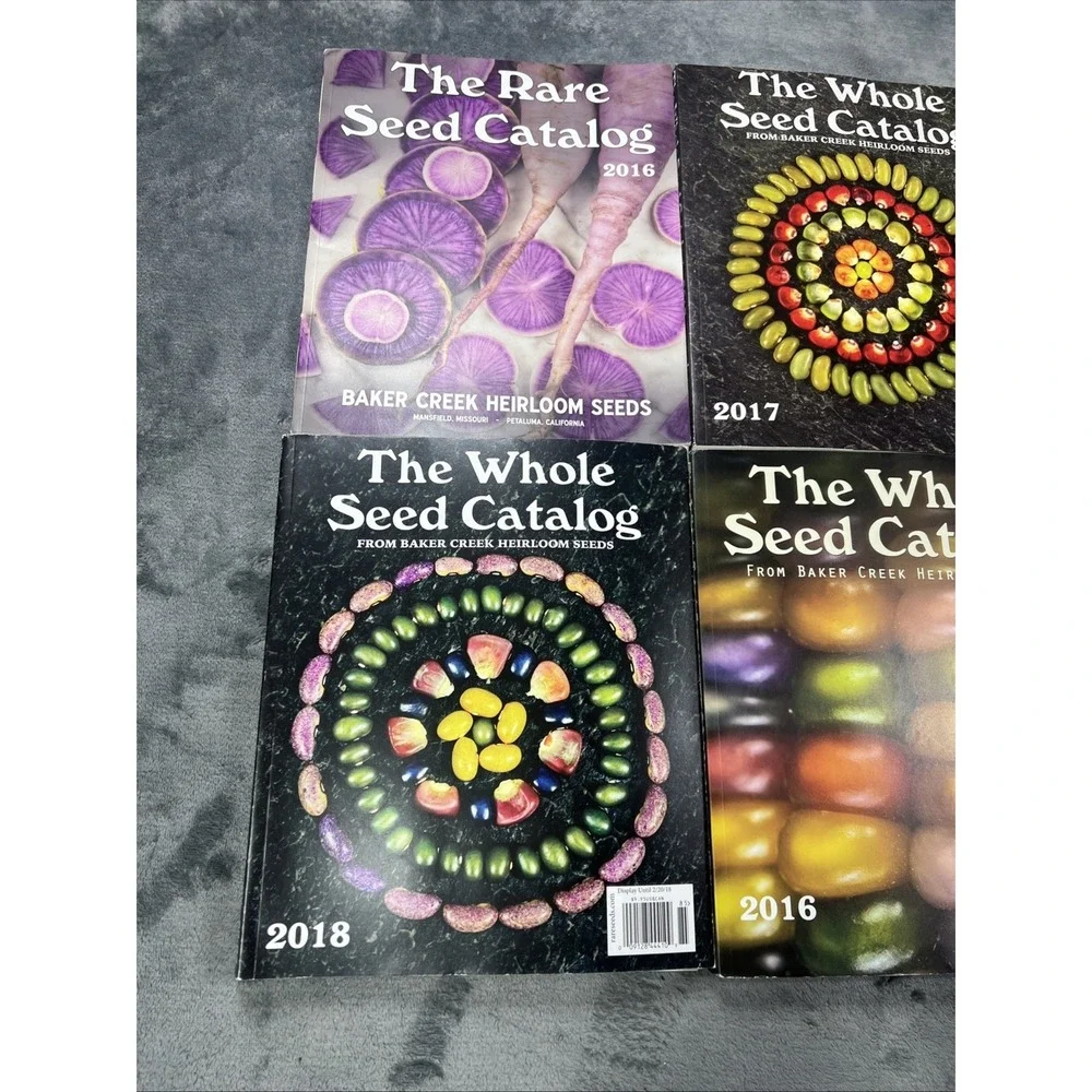 The Whole Seed Catalog Baker Creek Heirloom 2015-2019 Plants Gardening Farm Grow